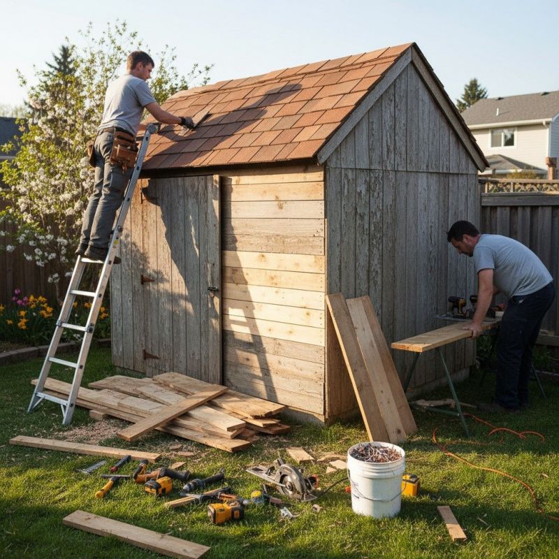 Shed Damage Repair in Kansas City, KS