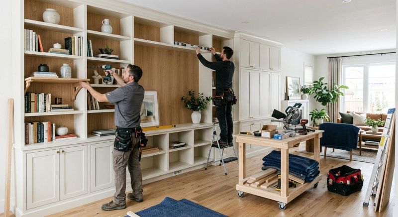 Bookcase Installation in Durham, NC