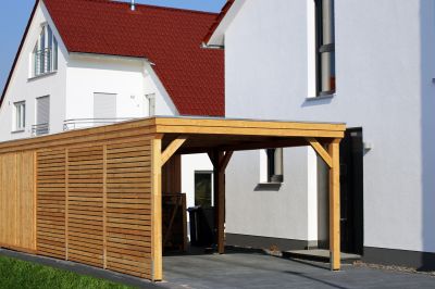 Wooden Carport Installation