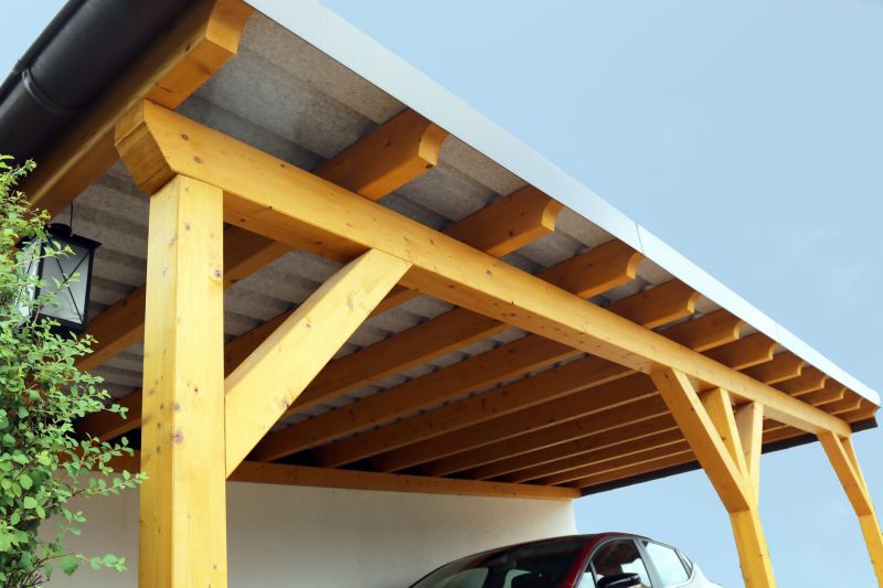 Wooden Carport Installation