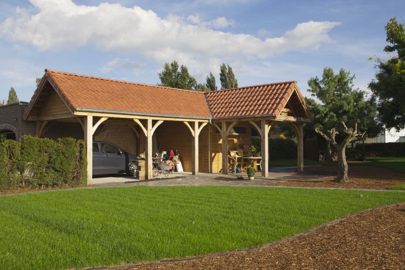 Wooden Carport Installation
