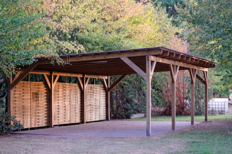 Wooden Carport Installation
