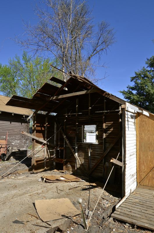 Completed Carport in Various Seasons